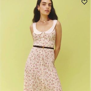 Reformation Charlie Dress - floral midi dress size 4